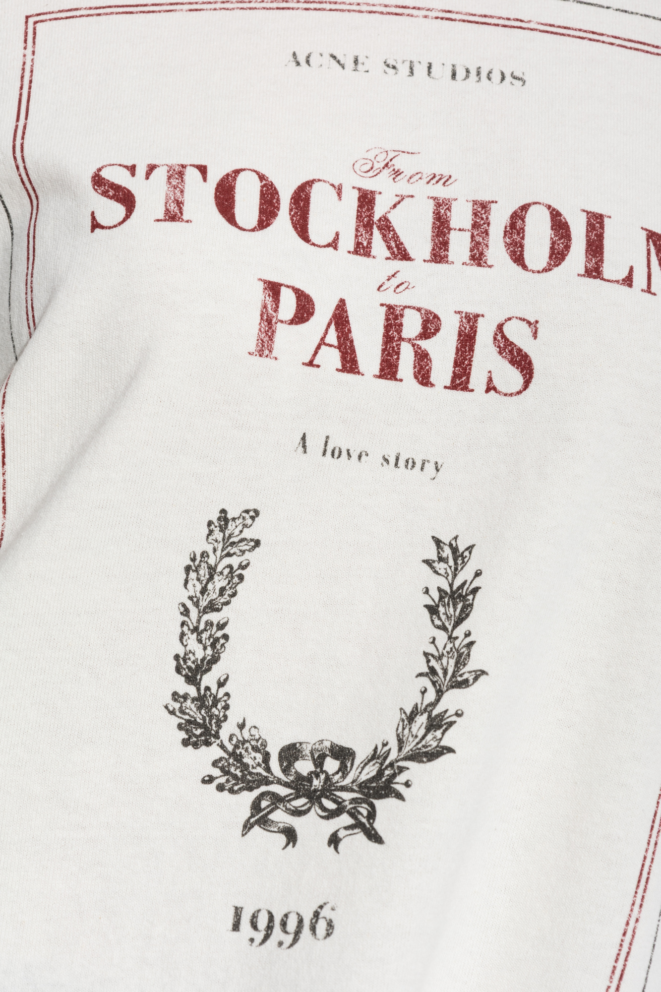Cream Long-sleeve T-shirt Acne Studios - Vitkac AS
